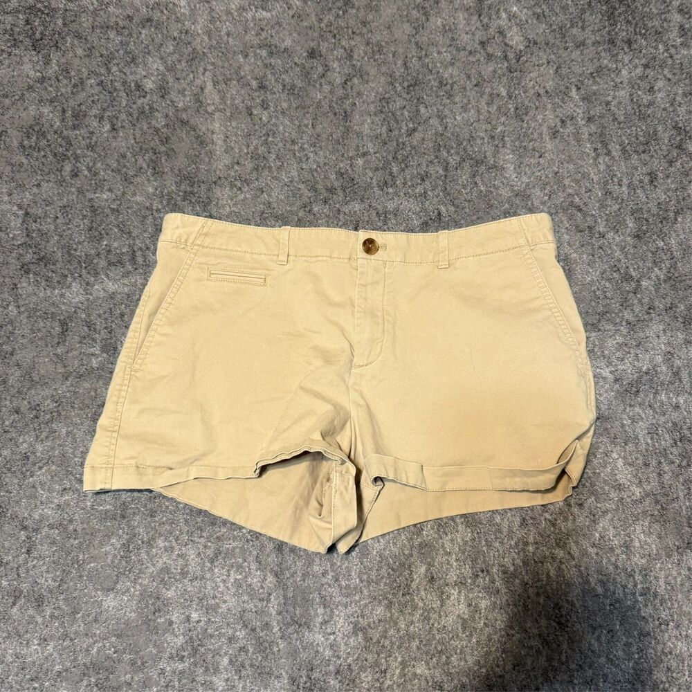 Gap Womens Summer Shorts Size 10 Light Beige Coin Pocket Classic Casual Comfort